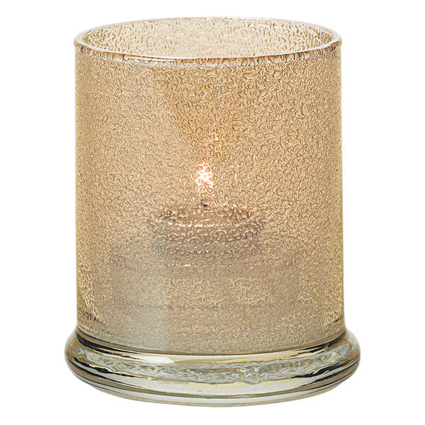 Champagne Jewel Glass Votive Column