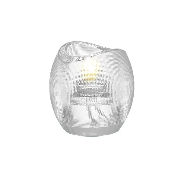 Pixel Clear Glass Tealight