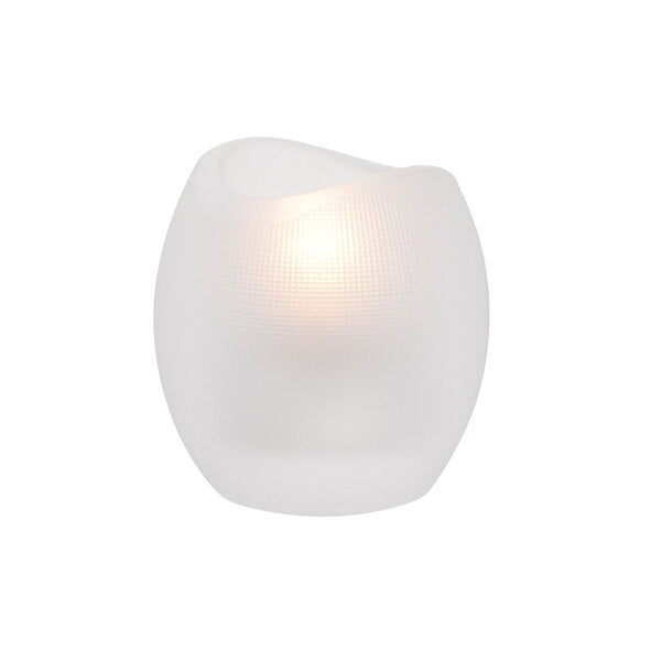 Pixel Satin Crystal Glass Tealight