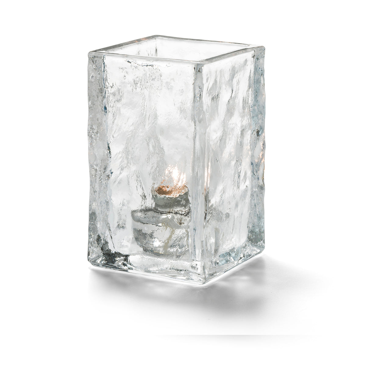 Clear Glass Glacier Votive