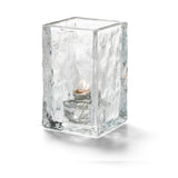 Clear Glass Glacier Votive