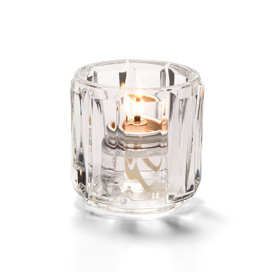 Clear Glass Crystal Tealight