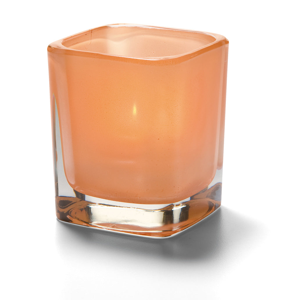 Satin Terra Cotta Tetra Votive