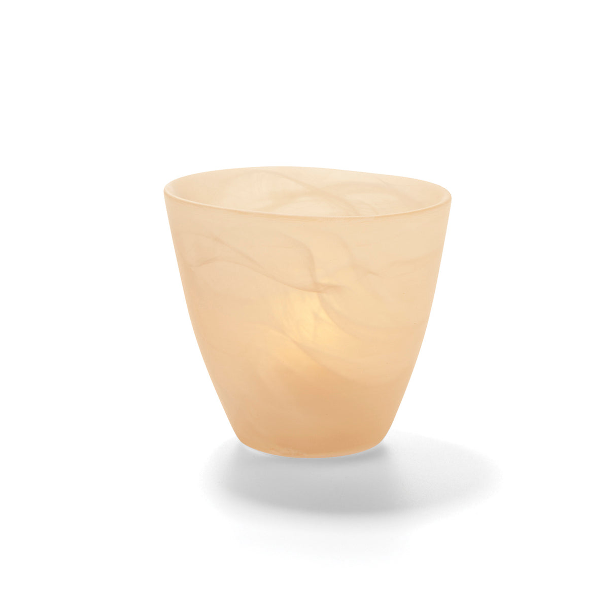 Satin Amber Crystal Wysp Votive