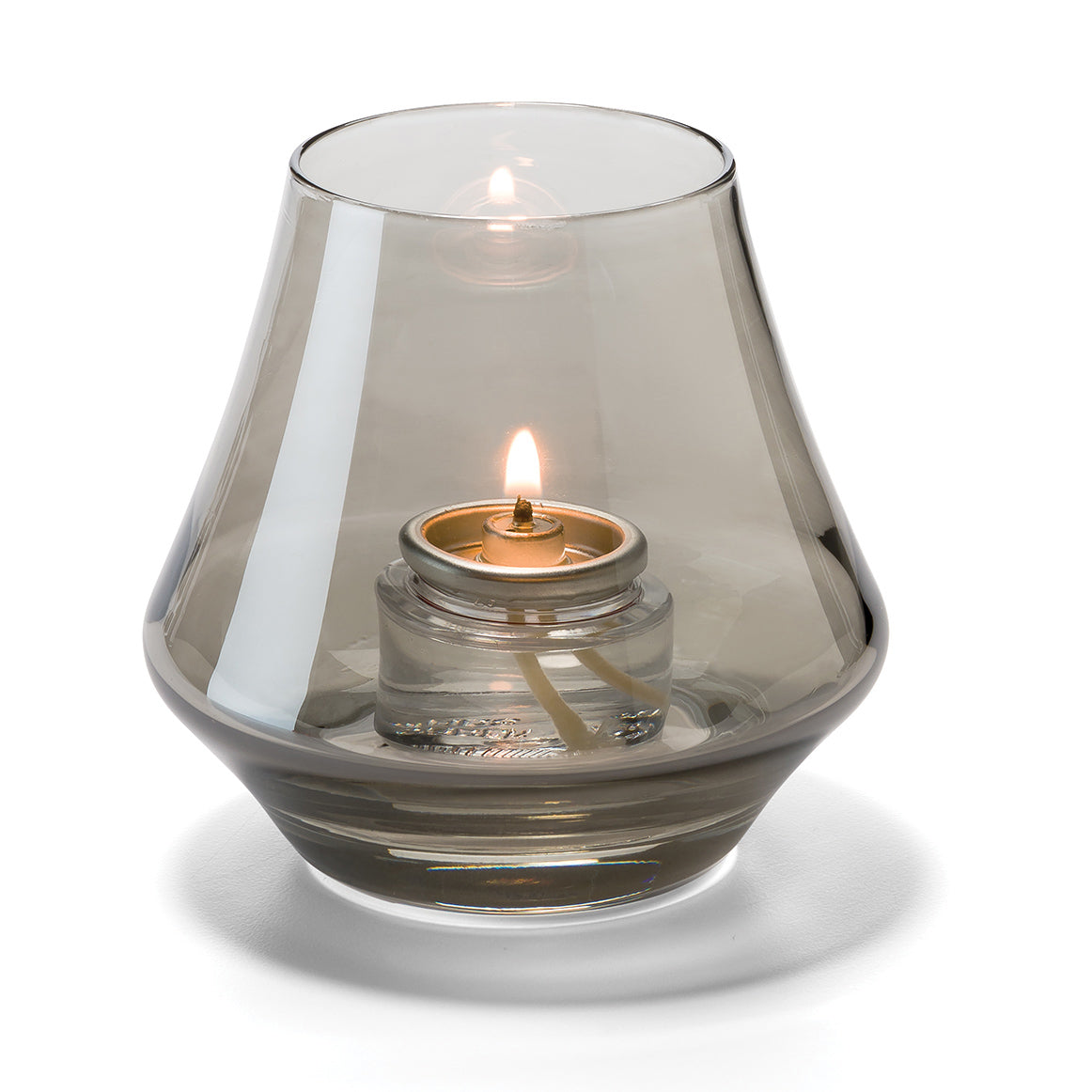 Smoke Lustre Chime Votive Lamp